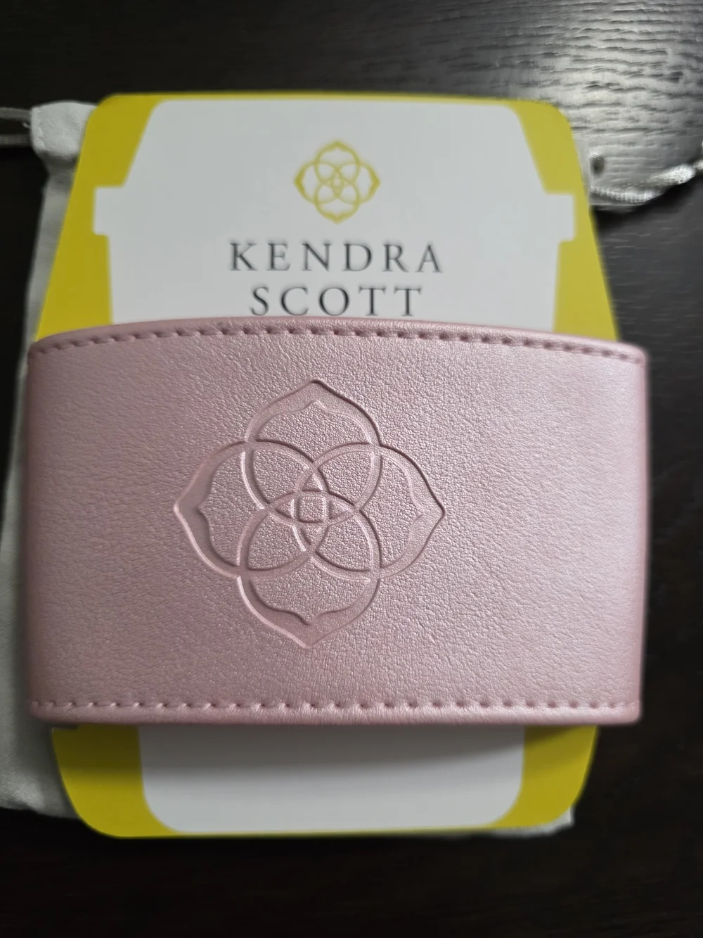 Kendra Scott Blush Pink Coffee Sleeve